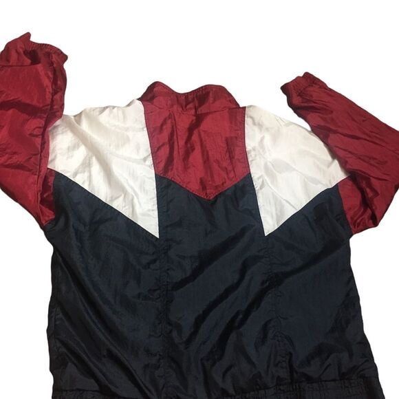 Vintage London Fog Track Jacket Size Small Color Block Nylon Windbreaker - Picture 7 of 14